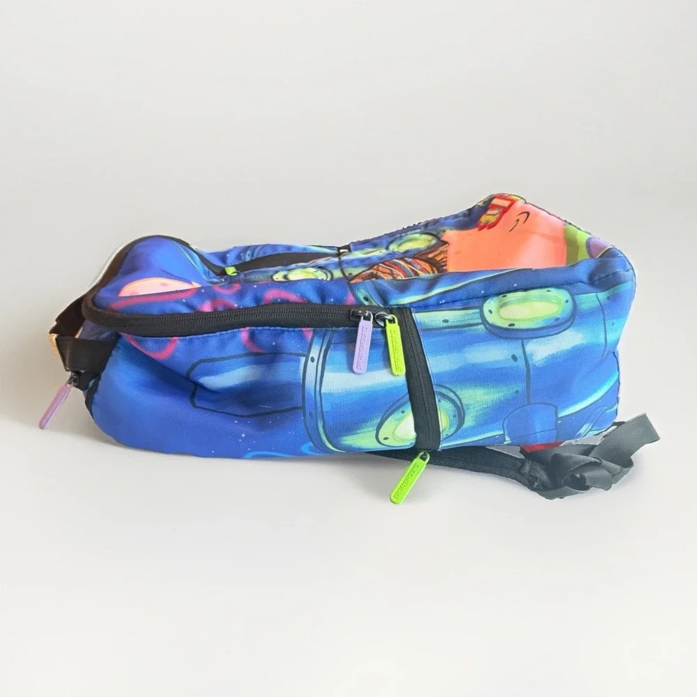 Sprayground x SpongeBob Patrick Notorious P.A.T. Backpack Blue Pink Book Bag
